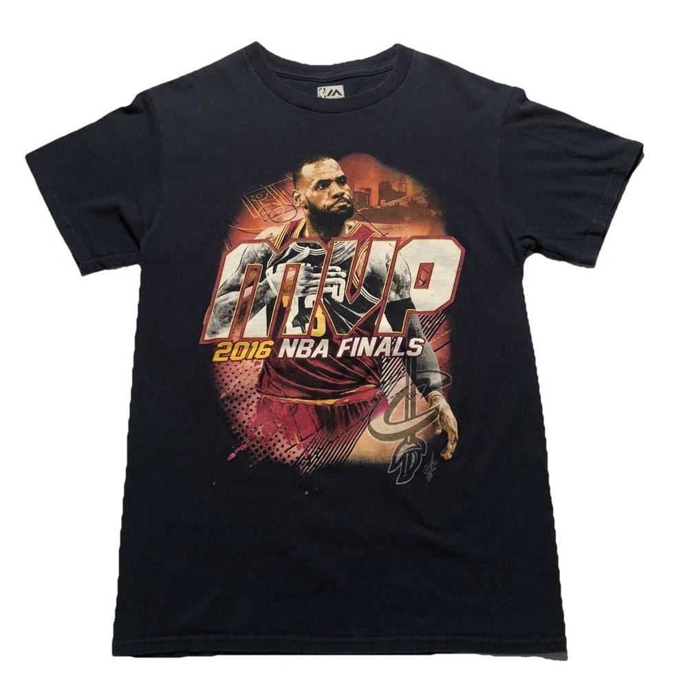 Majestic LeBron James T Shirt 2016 NBA Finals MVP Size Men's Small